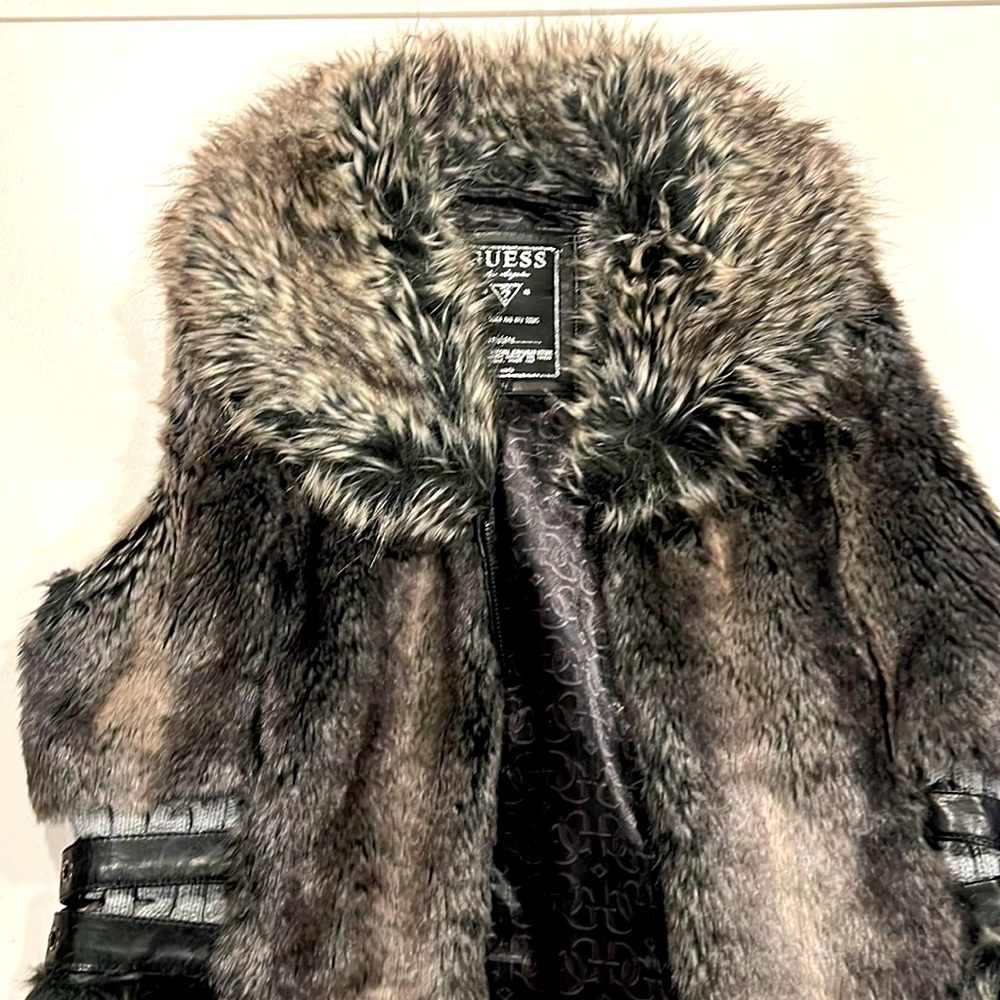 Guess faux fur vest